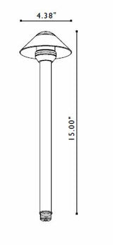 FX Luminaire FX Luminaire SfericoCaldo Copper 20 Watt Pathlight | 225330