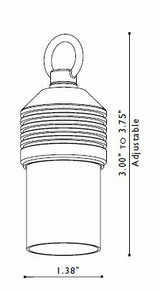 FX Luminaire FX Luminaire LunaSonora 12 Watt Frosted Copper | 222820
