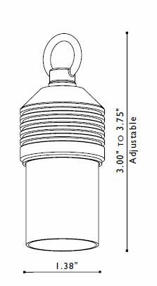 FX Luminaire FX Luminaire LunaSonora 12 Watt Frosted Copper | 222820