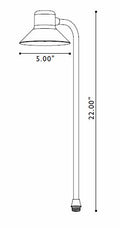 FX Luminaire FX Luminaire | FaroGiardino® Desert Granite 12 Watt Pathlight | FG | 223916