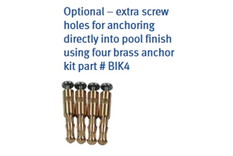 AquaStar 16" Square Anti-Entrapment Suction Outlet Cover, Mud Frame and Retro-Adapter Sub-Frame for 12" Square 3/4" Deep Retrofits (VGB Series) White | 1216101