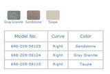 S.R. Smith Cyclone Slide Right Curve Taupe | 698-209-58110