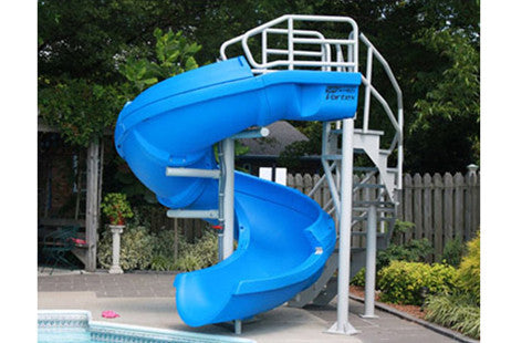 SR Smith Vortex Slide with Ladder & Half Flume | Blue | 695-209-13