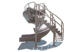 S.R. Smith Vortex Slide with Ladder & Half Flume Blue | 695-209-13