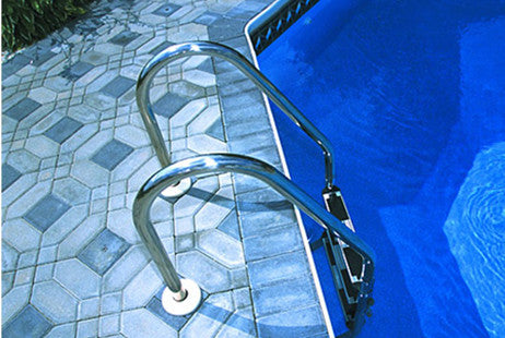 SR Smith Residential 3 Step Ladder with Elite Stainless Steel Tread | 304 Grade Stainless Steel | 1.9 OD .049 Thickness | RLF-24S-3B