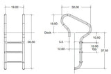 S.R. Smith Camelback Ladder 3 Step 304 Grade | CBL-103E