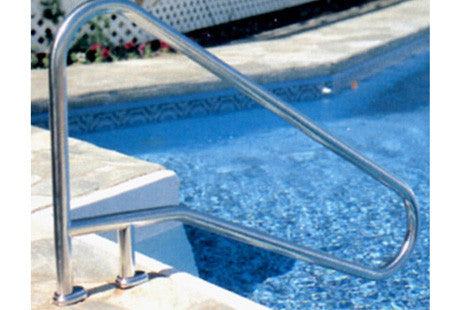 SR Smith Residential Deck Mounted 54" Braced Stair Rail | Powder Coated Rock Gray | 1.90" OD .049 Wall Thickness | DMS-102A-RG