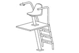 S.R. Smith 5' Outlook II Lifeguard Chair with Anchor | US48700