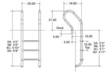 S.R. Smith Residential 4 Step Parallel-Look Ladder | PLL-12S-4C
