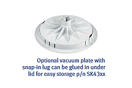 Skimmer Complete w/ Dk Gry Lid & Rings SKR105