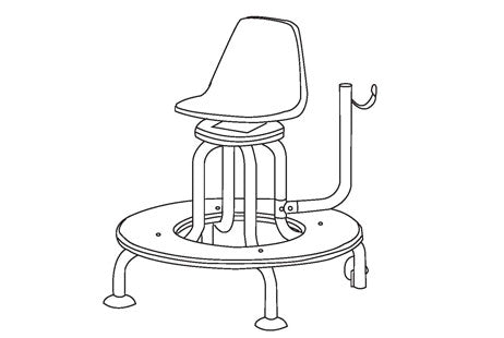 SR Smith 30" O-Series Portable Lifeguard Chair | LGC-1001