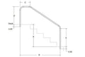 S.R. Smith Residential 3 Bend 4' Stair Rail 304 SS | 3HR-4-049