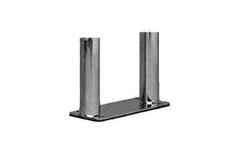 SR Smith Residential Deck Mounted 55.90" Pool Rail with Flange | 304 Grade Stainless Steel | 1.90" OD .049 Wall Thickness | PR-500