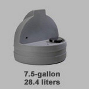 Stenner 7.5 Gallon STS Poly Tank White | STS7NC