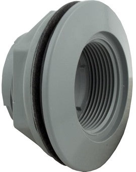 Waterway 1.5" FPT x 1.5" Slip Return Wall Fitting Assembly Bag | Gray | 400-9157B
