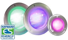 Hayward ColorLogic 4.0 Pool Light Stainless Steel Face Rim | LED 120V 30 ft Cord | SP0527SLED30