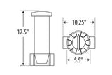 Waterway Waterways Inline Clear Chlorinator | 12 Tablet Feeder | CLC012