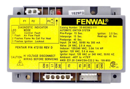 Pentair Ignition Control Module Minimax | 472150