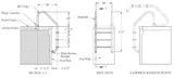 Interfab 3-Step Hinged Ladder with Stainless Steel Treads | HL3049S