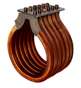 Pentair 474061 tube sheet coil assembly, end plate view
