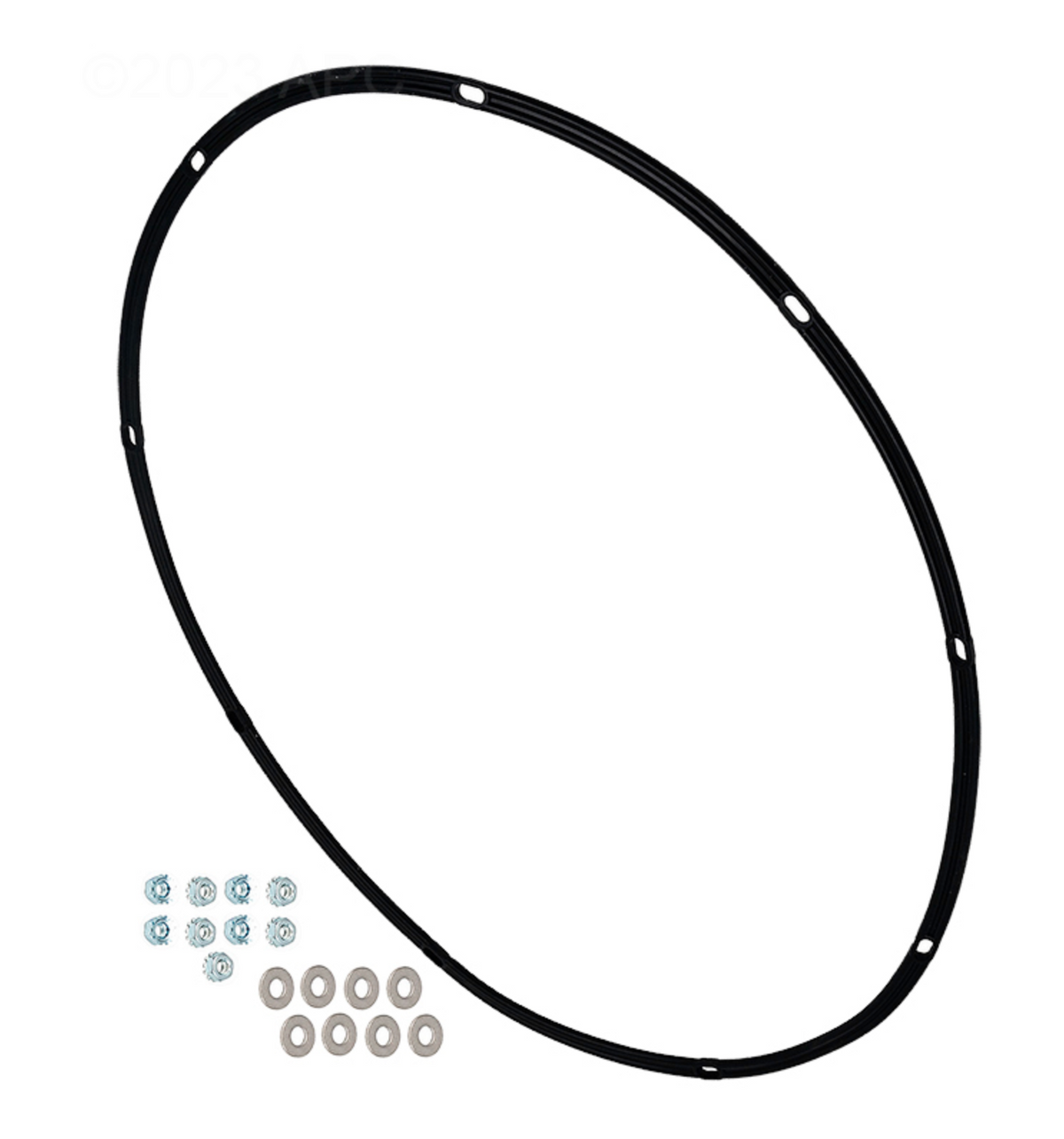 Pentair 474061 tube sheet coil assembly, end view