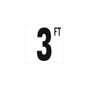 Depth Marker 5" Frost proof tile | 3 FT Non-Skid | 5DMAF3FT