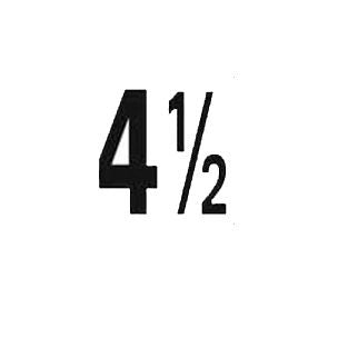 Depth Marker 5" Frost proof tile | 4 1/2 Non-Skid | 5DMAF45