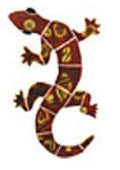 Artistry In Mosaics Inc. IN MOSAICS 6"x10" GECKO BROWN SMALL | GECBROOS