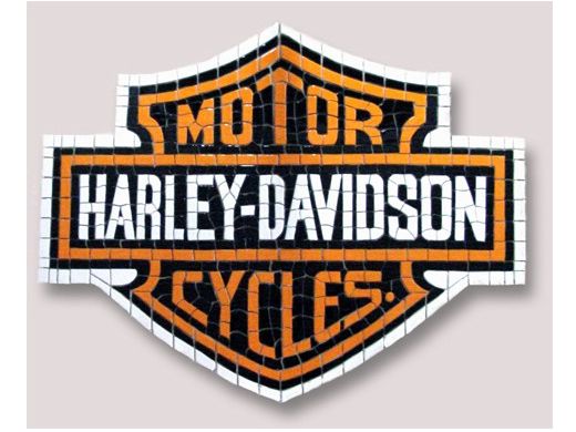 ARTISTRY IN MOSAICS HD HARLEY DAVIDSON LOGO