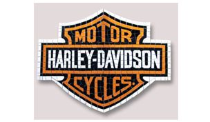ARTISTRY IN MOSAICS HD HARLEY DAVIDSON LOGO