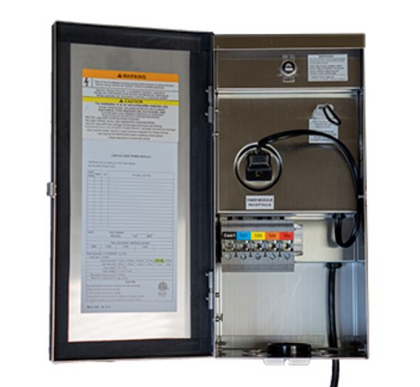 Dauer 490542 T300EMSP 300W Stainless Small Box Transformer, Taps for 12V-15V
