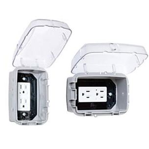 Intermatic Single Gang Weaterproof Clear Plastic Cover | WP3100C