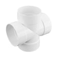 NDS 4 in. PVC Sewer & Drain 4-Way Cross, Hub , 4P1X