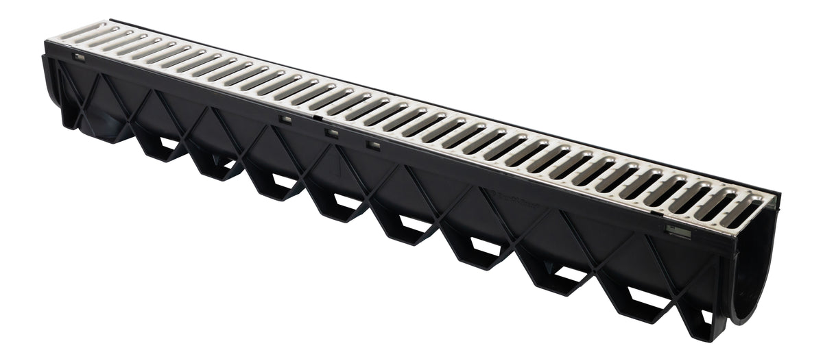 Rain Bird 5" Deep Stainless Steel Grate Channel Drain