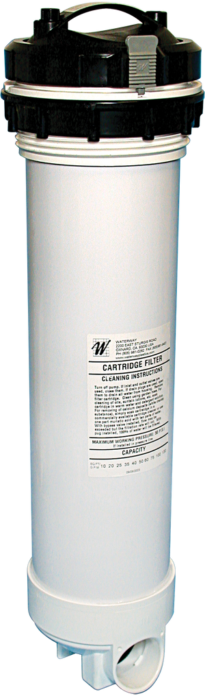 Waterway Top-Load Cartridge Pool Filter with 2 in. In/Out and Bypass Valve, 100 Sq. Ft., 502-9910