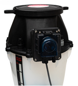 Pentair 522712 IntellipH chemical container tank, side view