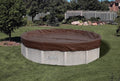 Pooltux Ultra Premium Winter Cover | Above Ground 12' Round | 25 Year Warranty | Black Brown | BB0012