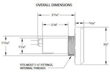 S.R. Smith Treo White LED Pool Light 12V 80' Cord | FLED-W-TR