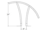 S.R. Smith Artisan Series Hand Rail Pair 316L SS | ART-1001-MG