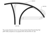 S.R. Smith Artisan Series Deck-Mounted Rail Single | ART-1004-RG