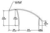 S.R. Smith Artisan Series Deck-Mounted Hand Rail Pair | ART-1005