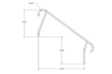 S.R. Smith Meridian Series Stair Rail Single | MER-1002