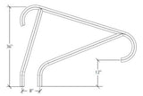 S.R. Smith Meridian Series Stair Rail Deck-Mounted | MER-1004-MG
