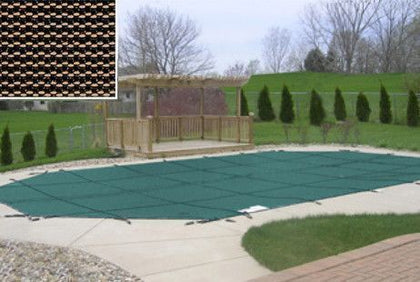 Pooltux KING99 Tan Mesh Rectangle Safety Cover | CSPTTMP20403