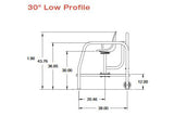 S.R. Smith 30" Low Profile Portable Lifeguard Chair | LPLS-330