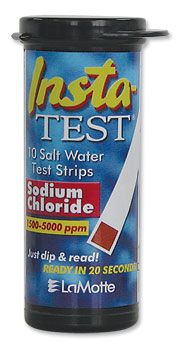 Lamotte Insta-Test Hi-Range Salt Test Strips | 2998-12