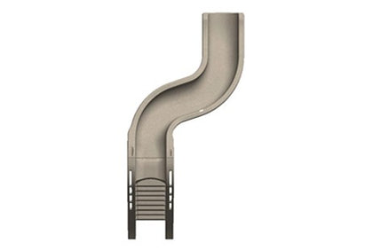 Global Pool Products Rip Tide Slide with LED Light Left Turn Sand | GPPSRT-SAND-L-LED