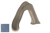 Global Pool Products Tidal Wave SlideLeft Turn Grey | GPPSTW-GREY-L