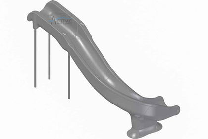 Global Pool Products Landscape Slide Swimming Pool Slide with LED | GPPSSW17-SAND-L-LED