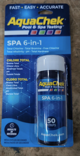 AquaChek 552244 Spa 6-in-1 test strips, second product view
